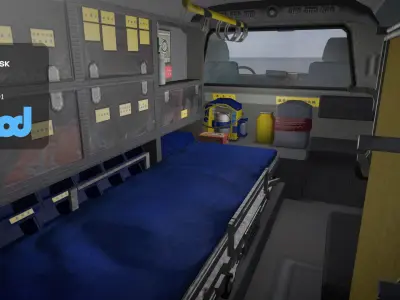 TW Ambulance 001 3D model