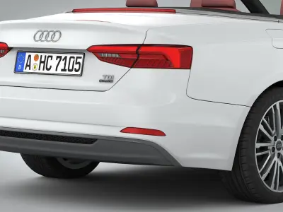 Audi A5 Cabriolet 2018 3D model