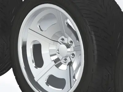 Custom wheels US Mags Rio Grande for your scale model 3D print model