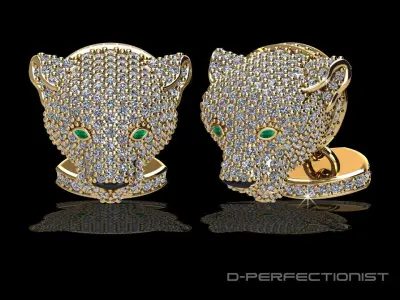 Luxury Diamond Cuffling 3D print model