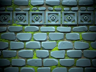 temple wall - VOL 01 - Stylized Texture