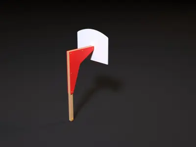 childrens basketball hoop 3D model