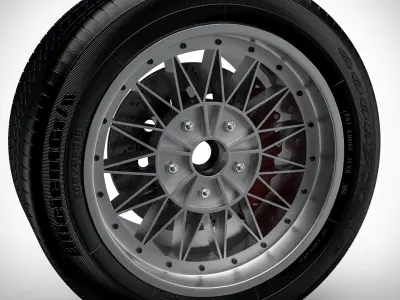 Wheel v4 3D model