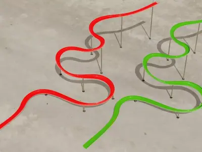 Water Slide 3D models 3D Model Pack get