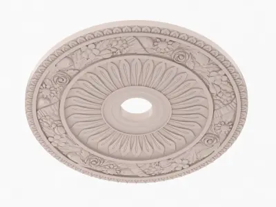 Classic Ceiling Medallion 27  3D model