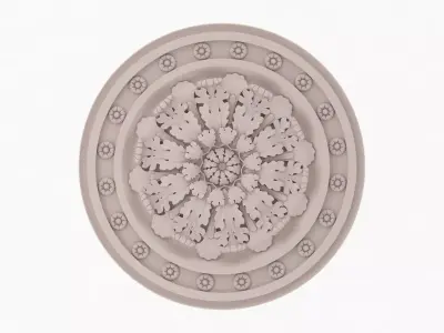 Classic Ceiling Medallion 31 3D model purchase