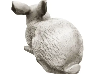 Garden figure Rabbit 3D model
