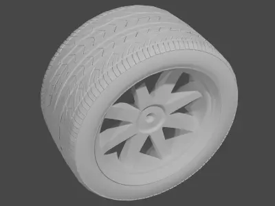sport wheel  3D model