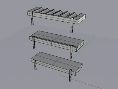 Shelves - Wine Shelves 3D model