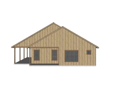 Barndominium House 98 -Archimple LLC 3D model