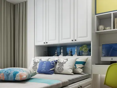 tatami Home European bedroom villa 3D model