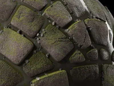 Pavement Materials 33- By Water and Mud Pbr 4k Seamless Texture