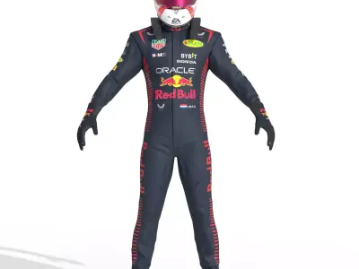 F1 Red Bull Suit 2023 3D model