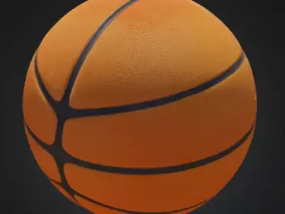 Realistic Basketball ball 3D Model 3D model