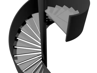 Spiral stair 2023-0004 3D model