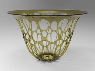 Decorative lampshade for home interior 3D print model