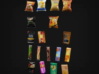 Vending Machine Low-poly 3D model