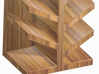 Decorative Book Shelf 3D print model