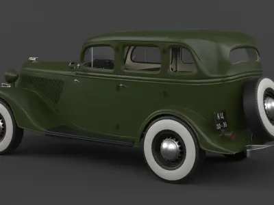 Gaz M1 3D model