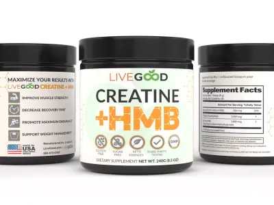 Protein Powder 3D model 43