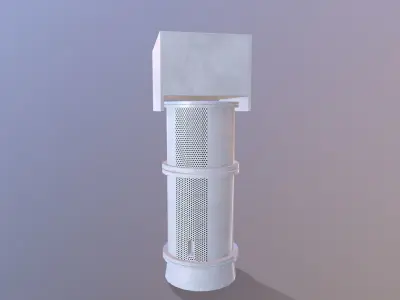 Isolate Pump Low-poly 3D model