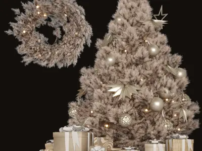 Decoration Christmas B01 3D model