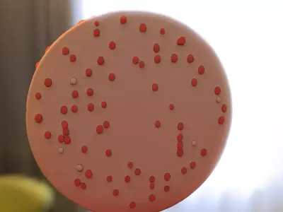 Cartoon Cookie Character Low-poly 3D model