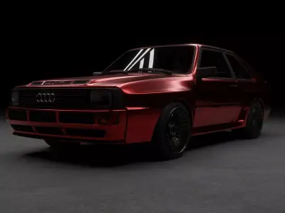 Audi Quattro S2 3D model