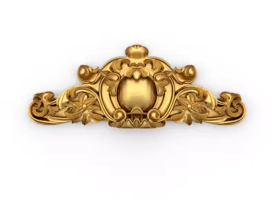 carved classic decorative ornament cnc 3d printing stl 10 3D model