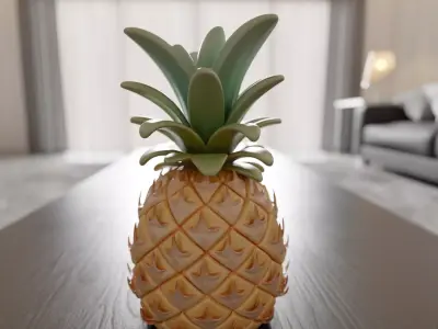 pineapple 3D print model