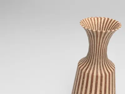 Pamo Vase Low-poly 3D model