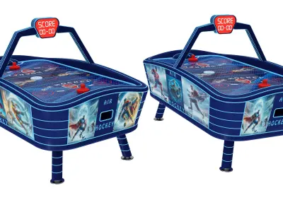 Arkade Game Air Hockey Table 3D model