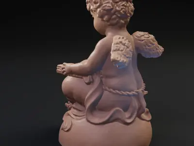 Angel reading a book 3D print model
