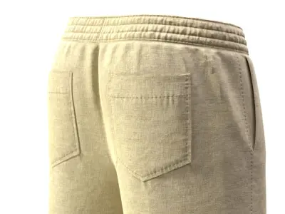 Pants 1 - All MH Bodies - UE5 Skeletons - Rigged Low-poly 3D model