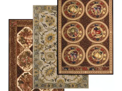 Rug Set 2393 3D model