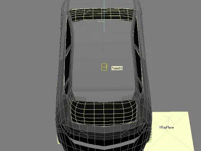 Seat Leon Low Poly MAX 2008 3D model