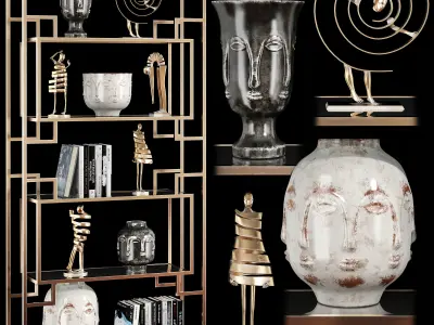 Decor set 43 3D model