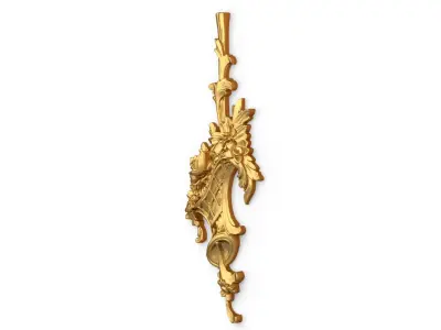Classic carved decor ornament 396 3D model