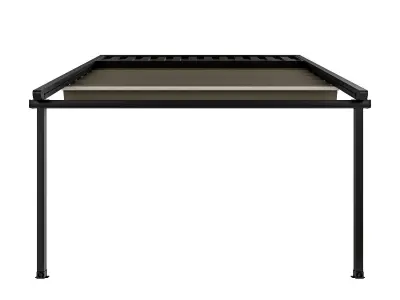 Motorized Pergola 5 oil rubbed bronze 3D model