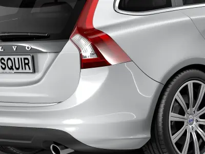 Volvo V60 2014 3D model