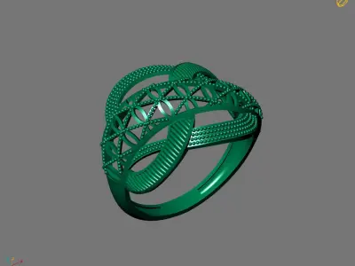 Women Plain Ring Ready STL Models Womens Ring 3d models 3D print model get