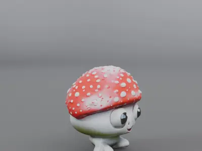 mushroom 3D model