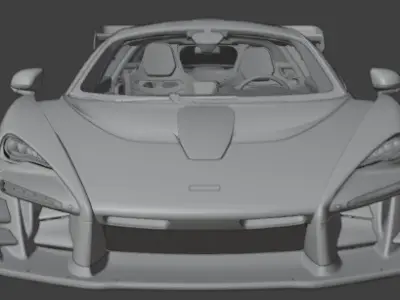 Mclaren senna 3D model from CGTrader