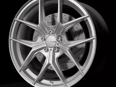 TSR-X - Wheels - Game Ready Low-poly 3D model