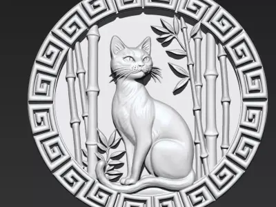 Cat A7 3D print model