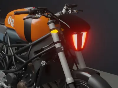 Cafe Racer 3D model