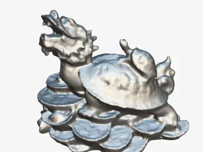 Feng Shui Dragon Turtle 2 3D print model