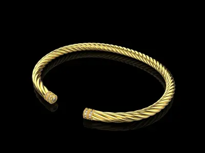 Knot bracelet model 1006 3D print model