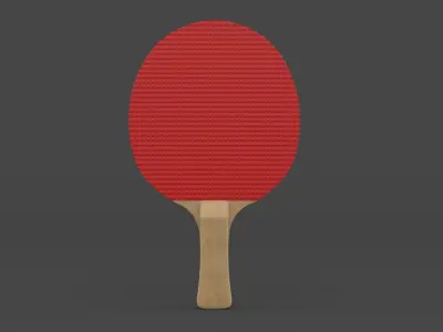 Table Tennis Rackets 3D model