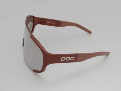 POC Aspire sunglasses rigged game-ready Low-poly 3D model